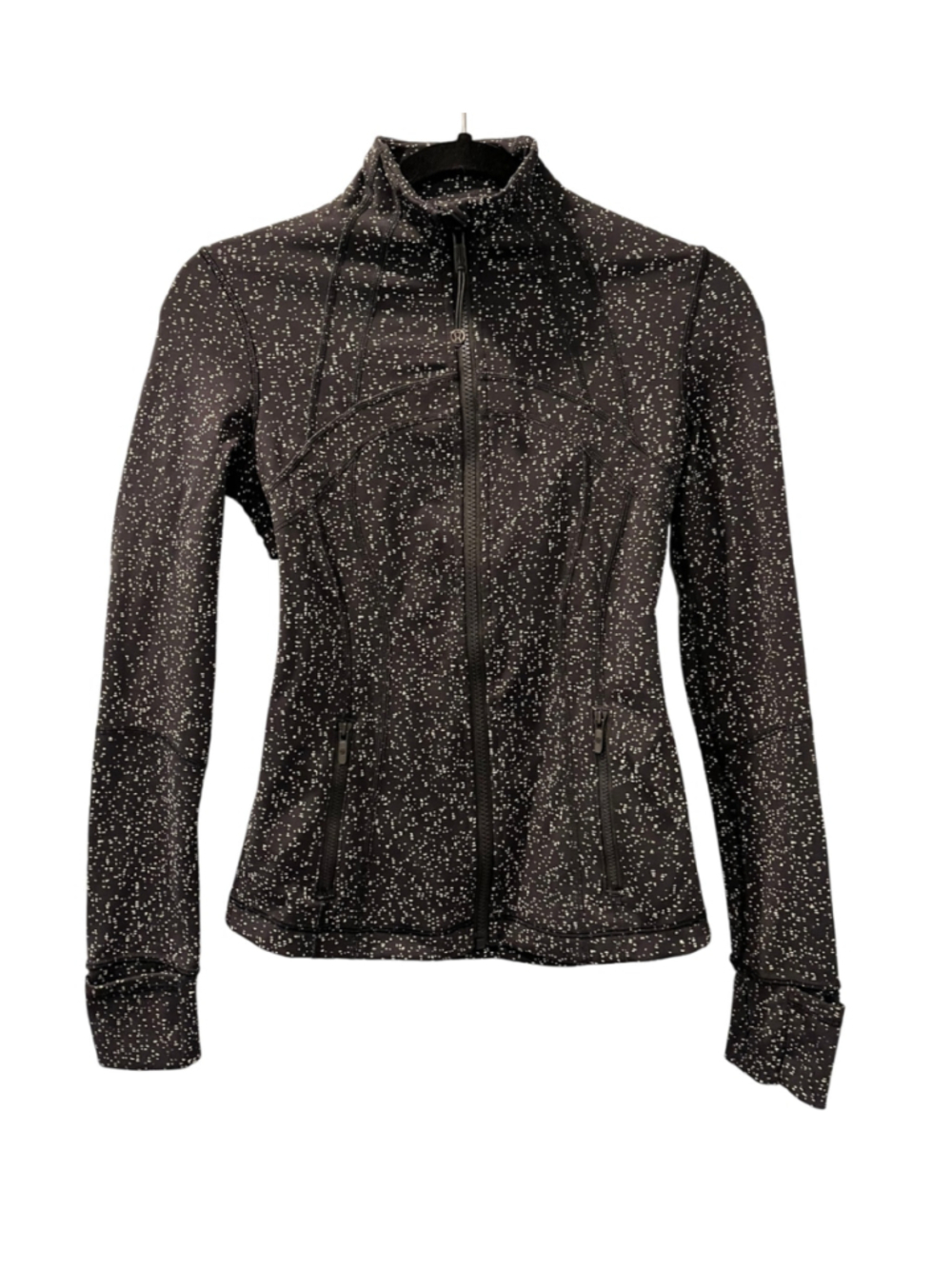 Lululemon Define Jacket Magnetized Jacquard Black White Speckled Luon Size 2